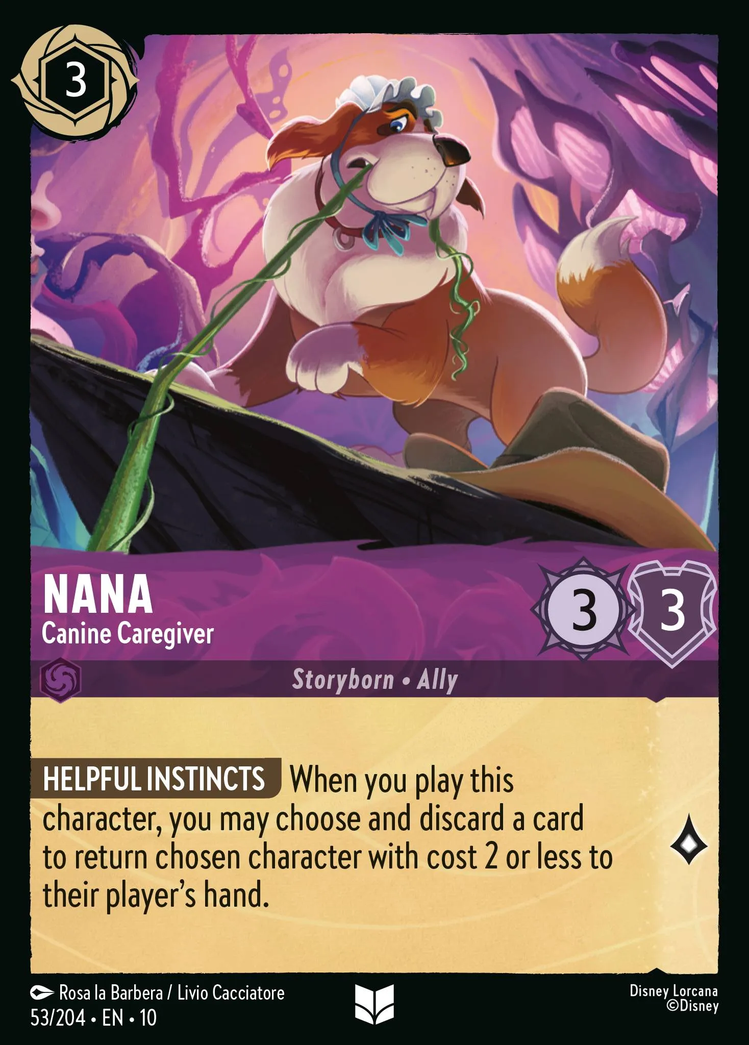 2025 Whispers in the Well Nana - Canine Caregiver #53 Uncommon card image