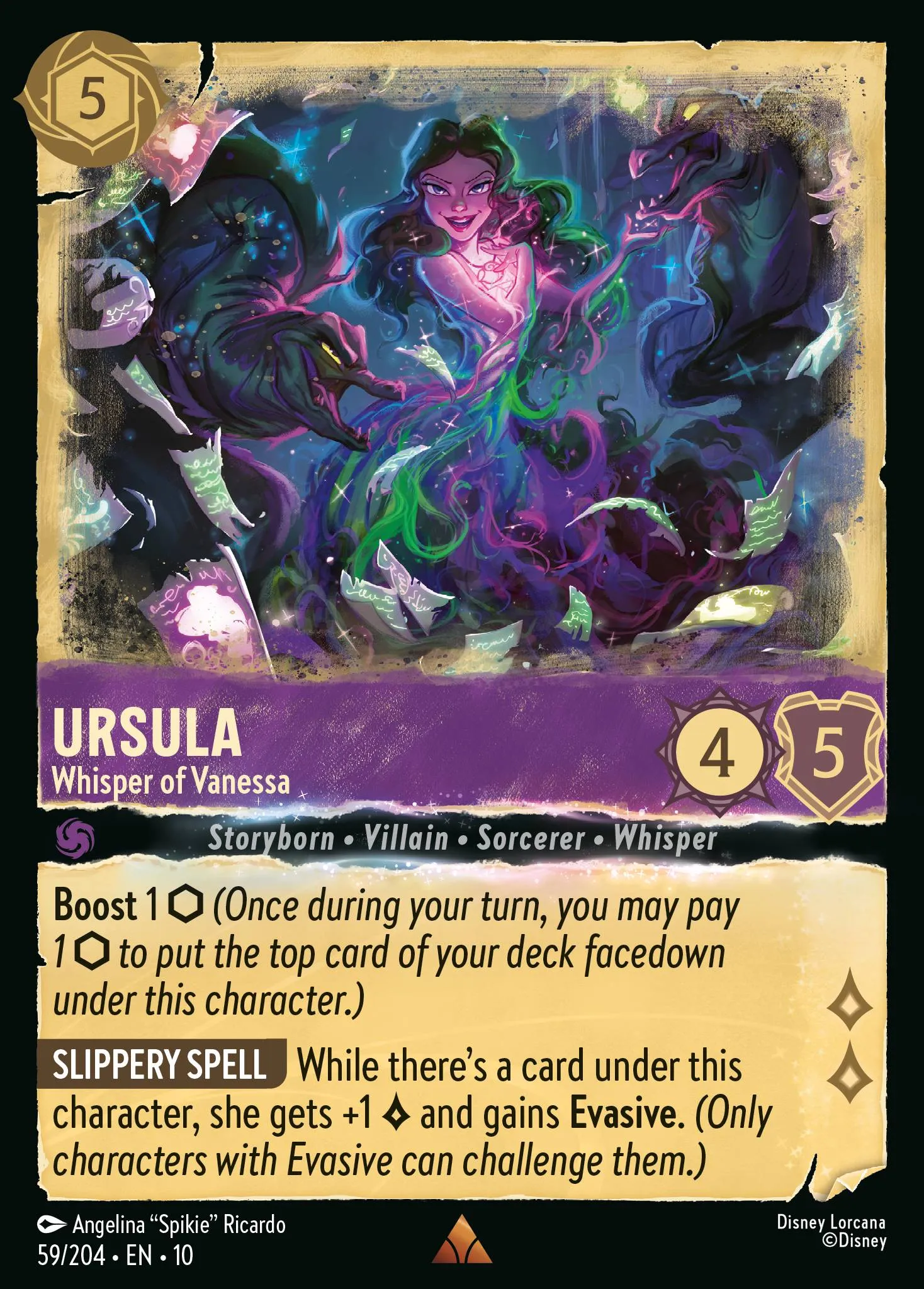 2025 Whispers in the Well Ursula - Whisper of Vanessa #59 Rare card image