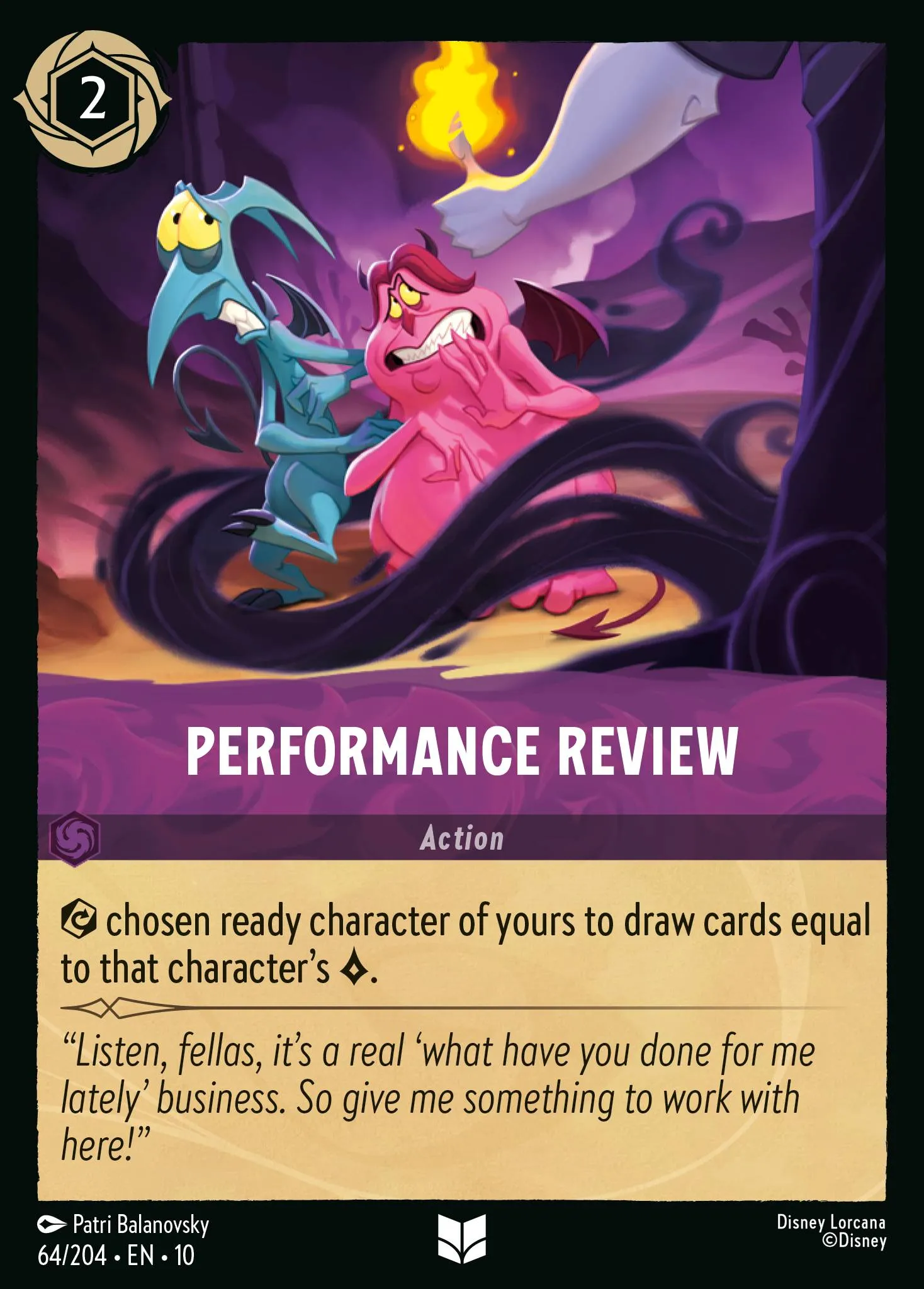 2025 Whispers in the Well Performance Review #64 Uncommon card image