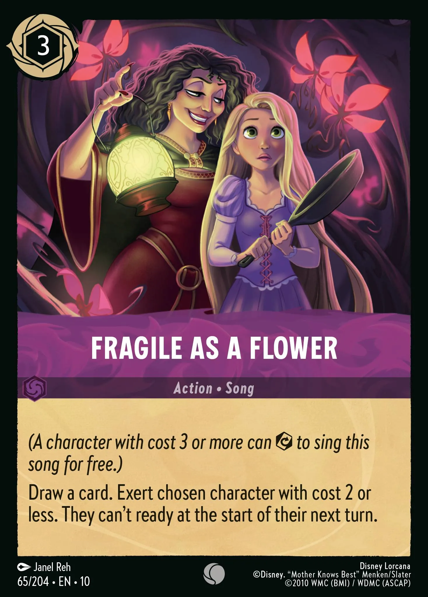 2025 Whispers in the Well Fragile as a Flower #65 Common card image