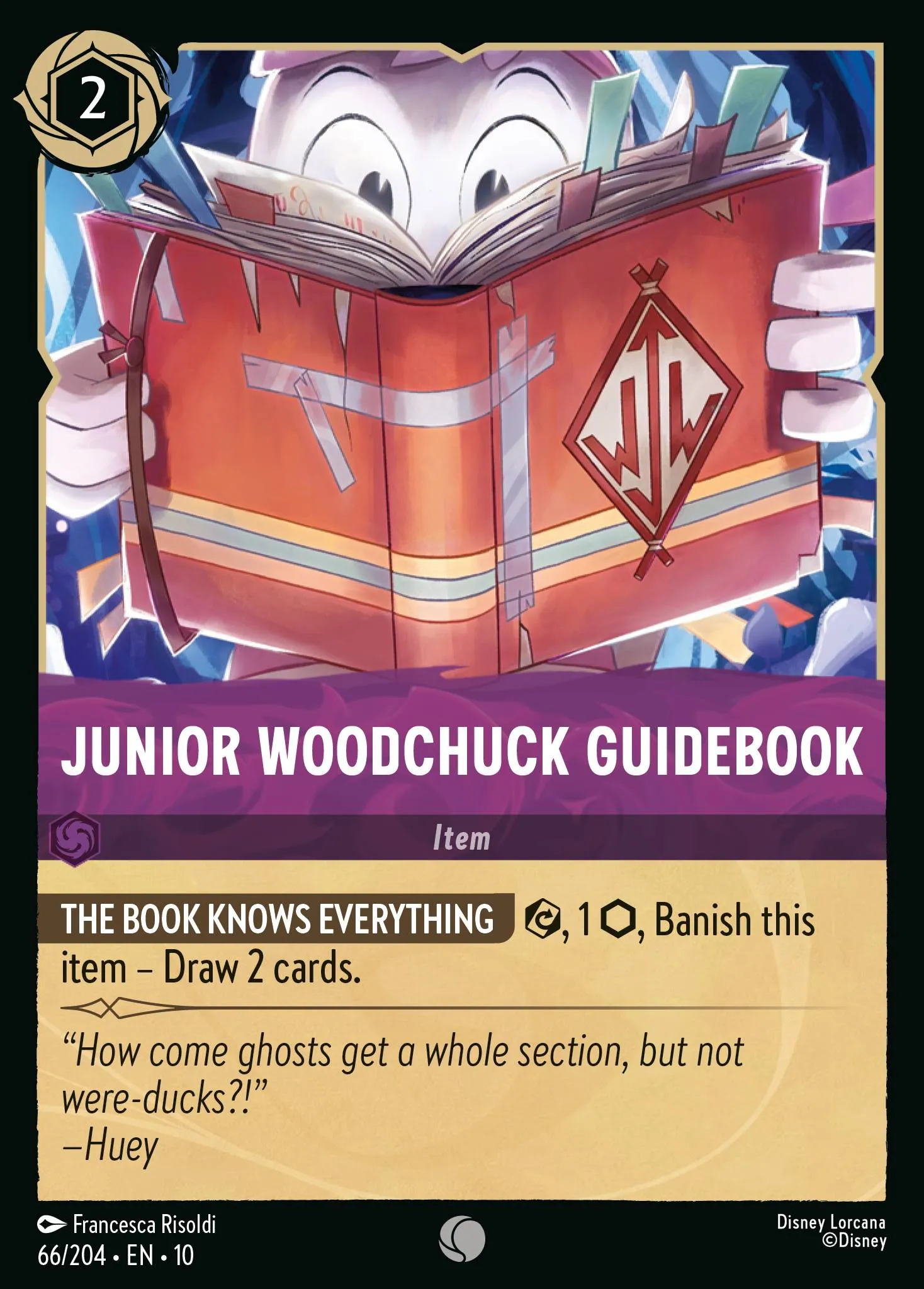 2025 Whispers in the Well Junior Woodchuck Guidebook #66 Common card image