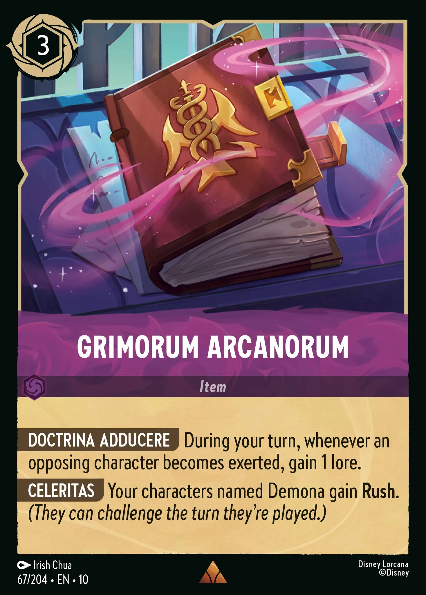 2025 Whispers in the Well Grimorum Arcanorum #67 Rare card image