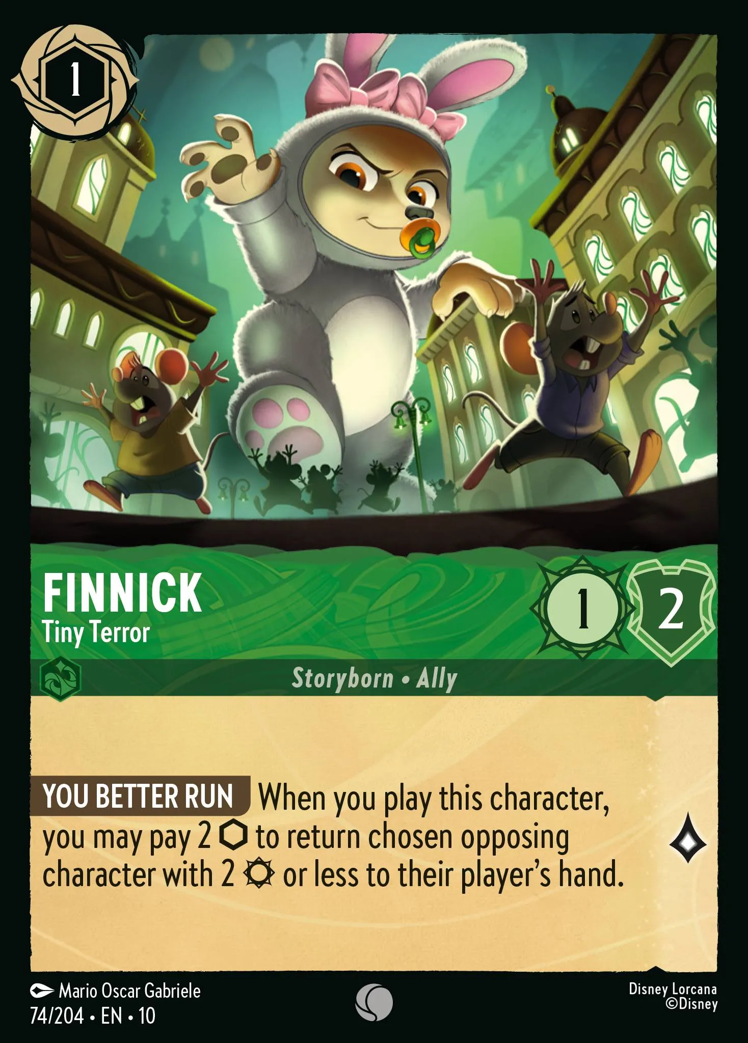 2025 Whispers in the Well Finnick - Tiny Terror #74 Common card image