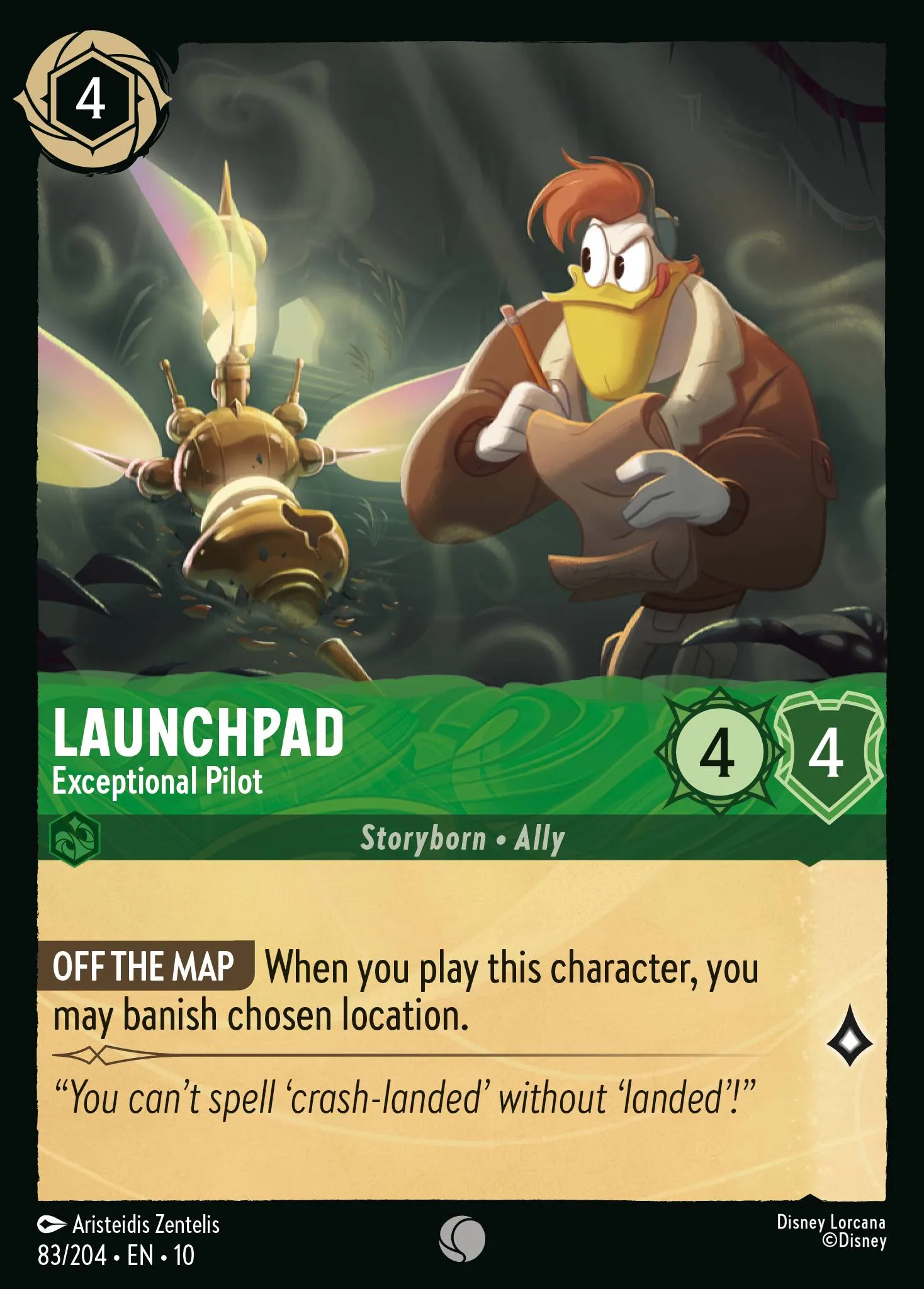2025 Whispers in the Well Launchpad - Exceptional Pilot #83 Common card image