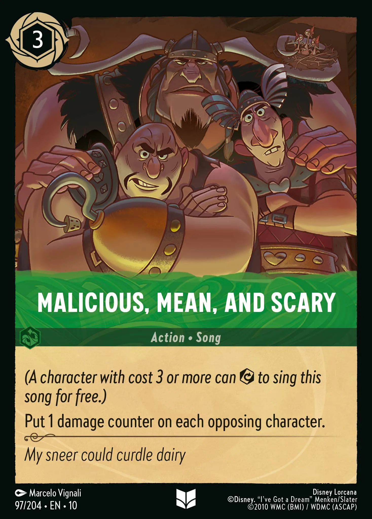 2025 Whispers in the Well Malicious, Mean, and Scary #97 Uncommon card image