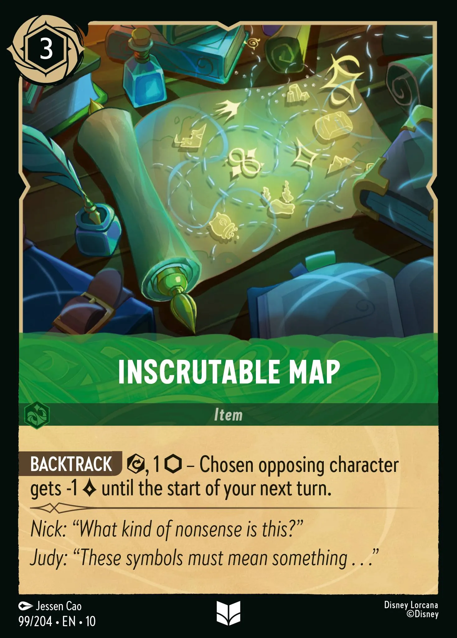 2025 Whispers in the Well Inscrutable Map Uncommon #99 Uncommon card image