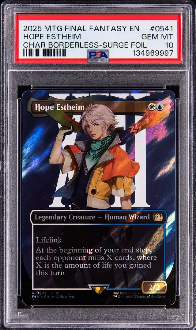 2025 Magic The Gathering Final Fantasy EN Character Borderless Surge Foil Hope Estheim #0541 card image