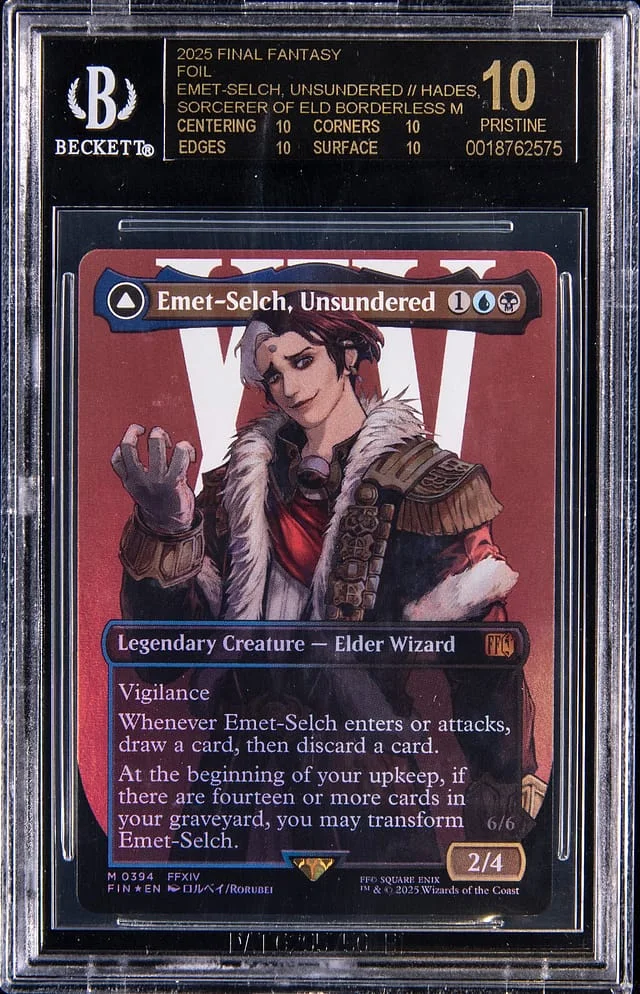 2025 Magic: The Gathering Final Fantasy Foil Emet-Selch, Unsundered #0394 card image