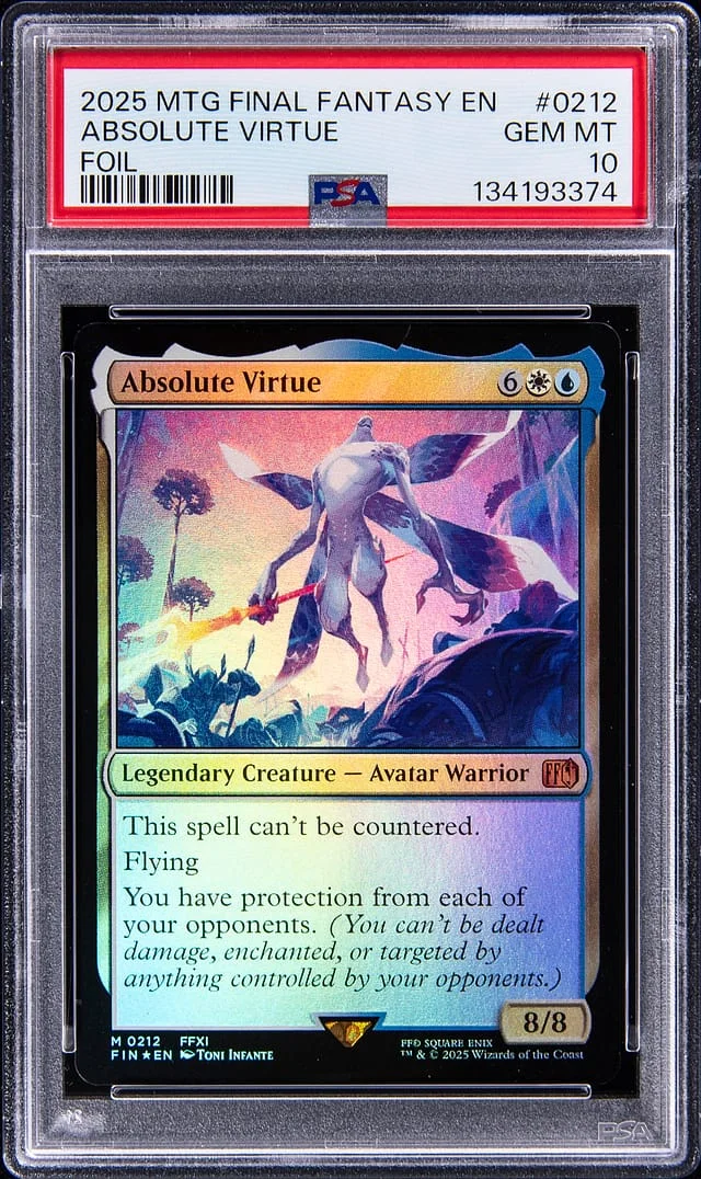 2025 Magic: The Gathering Final Fantasy Holo Absolute Virtue #0212 card image