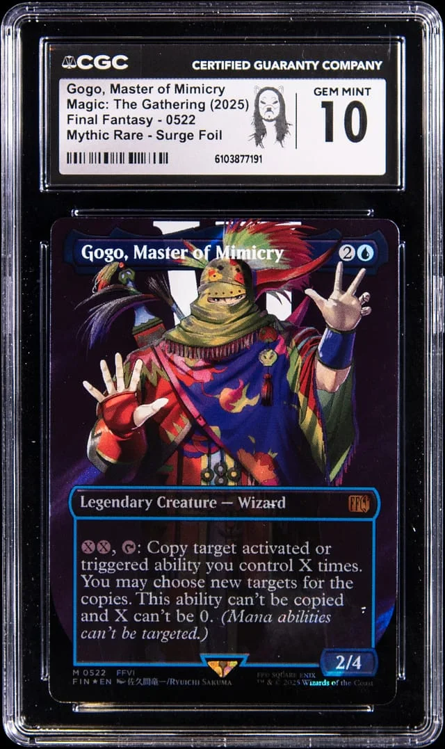 2025 Magic: The Gathering Final Fantasy Mythic Rare Surge Holo Gogo, Master of Mimicry #0522 card image
