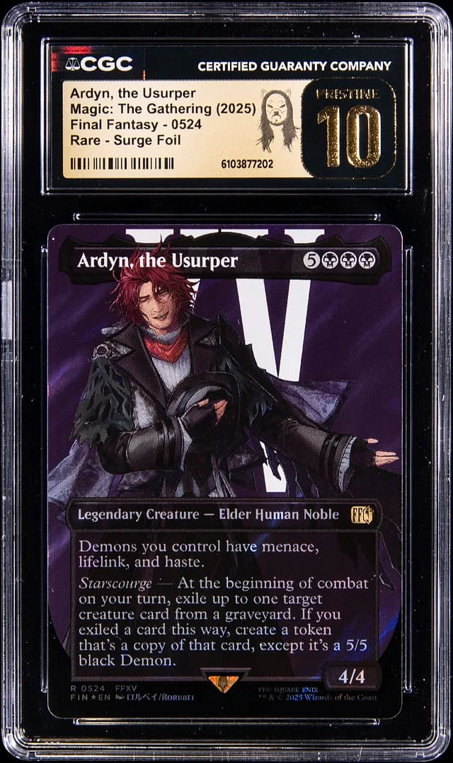2025 Magic: The Gathering Final Fantasy Rare Surge Holo Ardyn, The Usurper #0524 card image