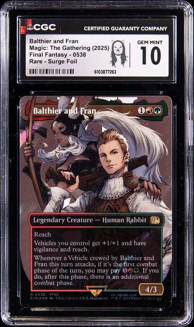 2025 Magic: The Gathering Final Fantasy Rare Surge Holo Balthier and Fran #0538 card image