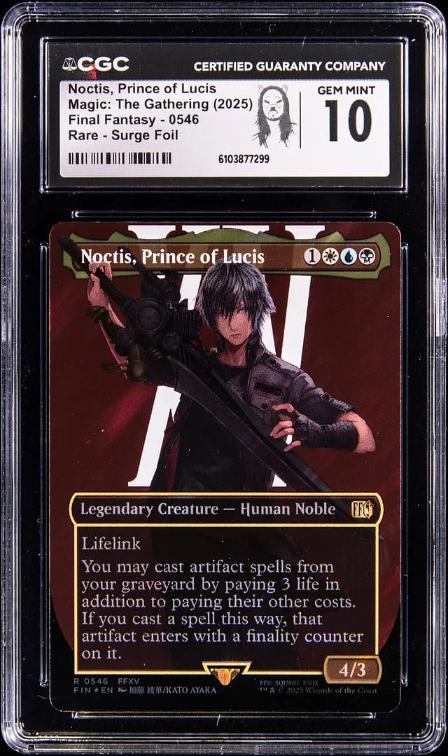 2025 Magic: The Gathering Final Fantasy Rare Surge Holo Noctis, Prince of Lucis #0546 card image