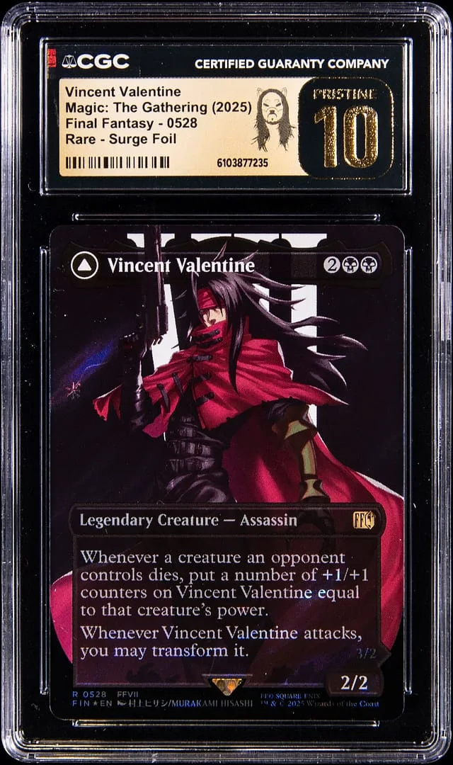 2025 Magic: The Gathering Final Fantasy Rare Surge Holo Vincent Valentine #0528 card image