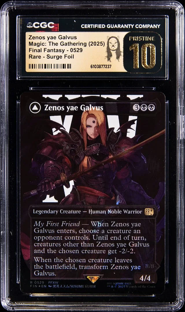 2025 Magic: The Gathering Final Fantasy Rare Surge Holo Zenos yae Galvus #0529 card image