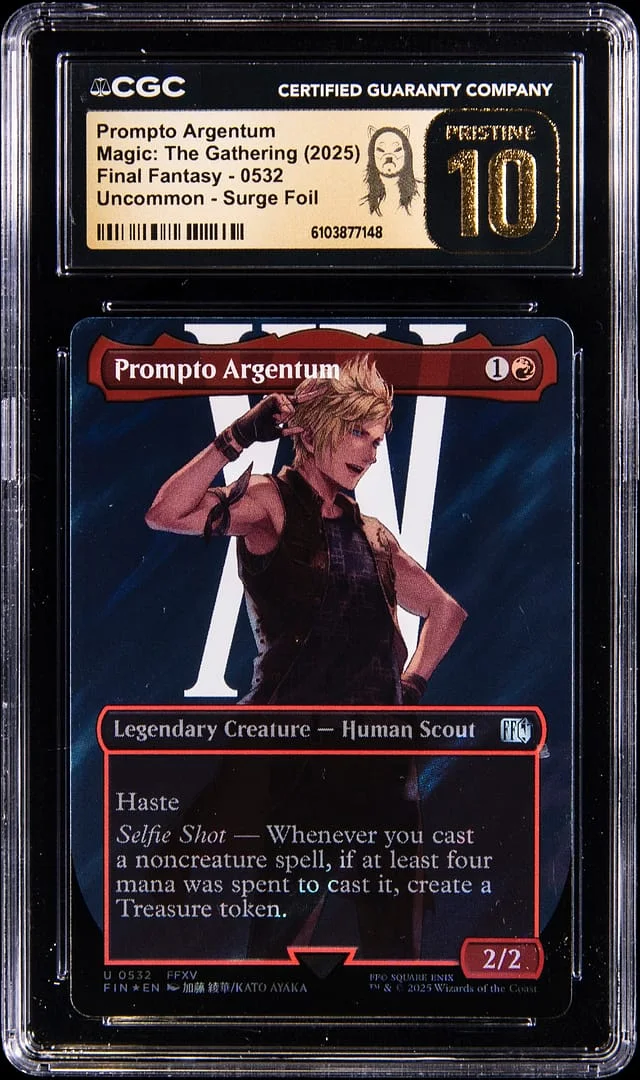 2025 Magic: The Gathering Final Fantasy Uncommon Surge Holo Prompto Argentum #0532 card image