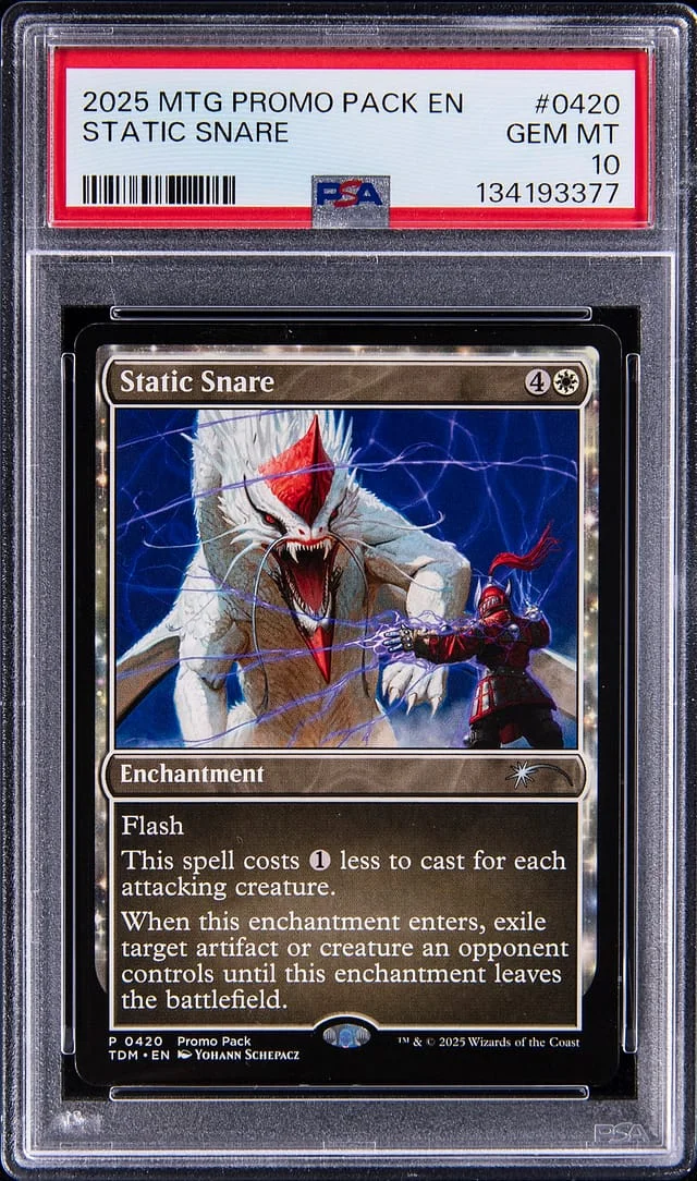 2025 Magic: The Gathering Promo Pack Static Snare #0420 card image
