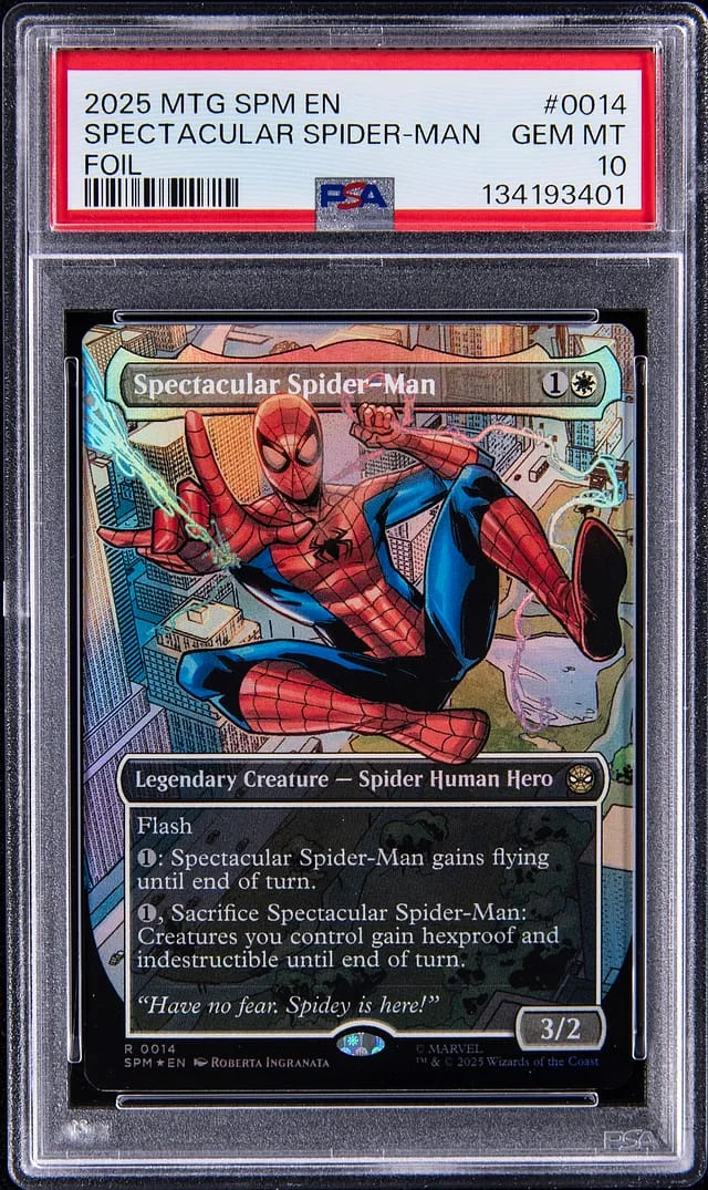 2025 Magic: The Gathering Spider-Man Holo Spectacular Spider-Man #0014 card image