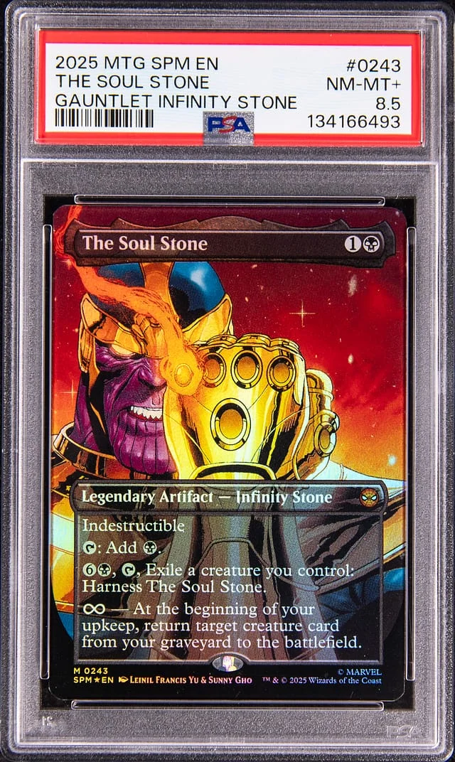2025 Magic: The Gathering Spider-Man Marvel's Gauntlet Infinity Stone The Soul Stone #0243 card image