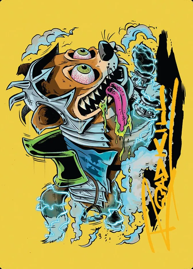 2025 Aetherdrift Art Series District Mascot // District Mascot [Gold Signature] common #50 common card image