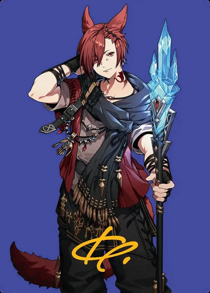 2025 Final Fantasy Art Series G'raha Tia, Scion Reborn // G'raha Tia, Scion Reborn common #51 common card image