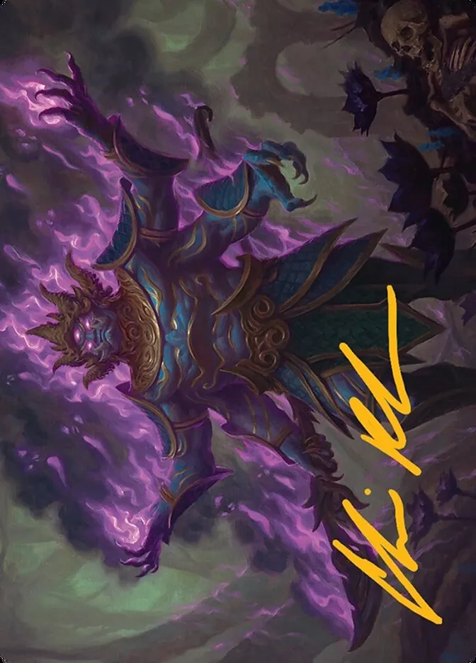 2025 Tarkir: Dragonstorm Art Series Rot-Curse Rakshasa // Rot-Curse Rakshasa #13 common card image