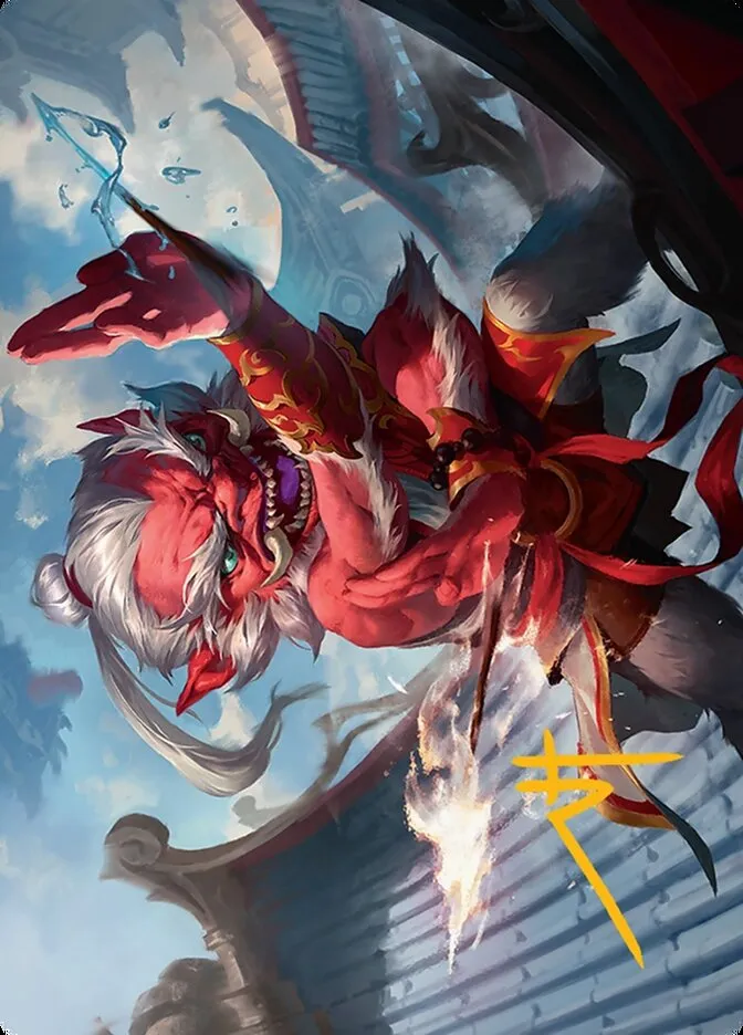 2025 Tarkir: Dragonstorm Art Series Devoted Duelist // Devoted Duelist #15 common card image