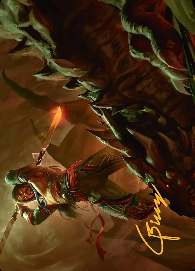 2025 Tarkir: Dragonstorm Art Series Sarkhan's Resolve // Sarkhan's Resolve #18 common card image