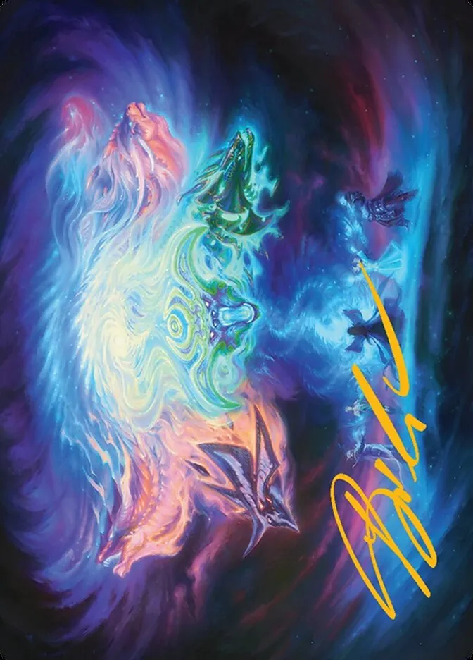 2025 Tarkir: Dragonstorm Art Series Call the Spirit Dragons // Call the Spirit Dragons #21 common card image
