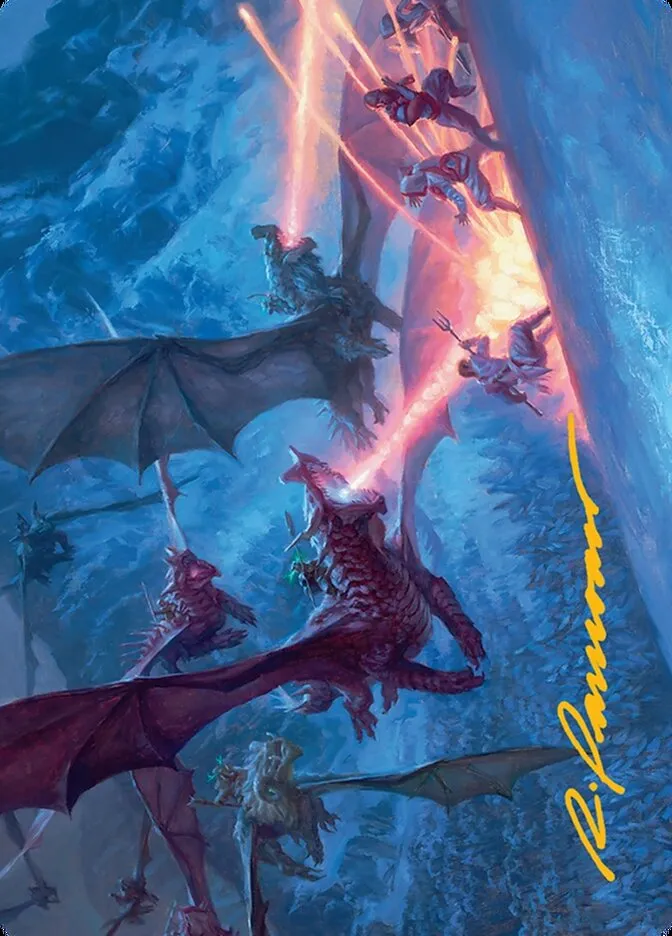 2025 Tarkir: Dragonstorm Art Series Dragonback Assault // Dragonback Assault #22 common card image