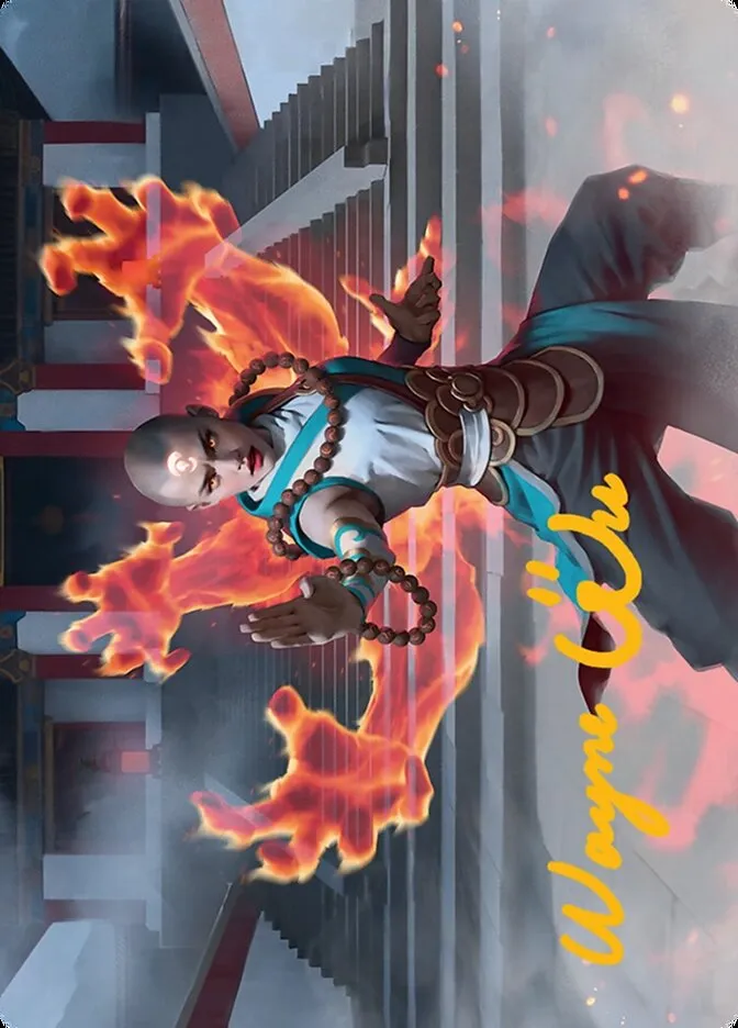 2025 Tarkir: Dragonstorm Art Series Flamehold Grappler // Flamehold Grappler #24 common card image