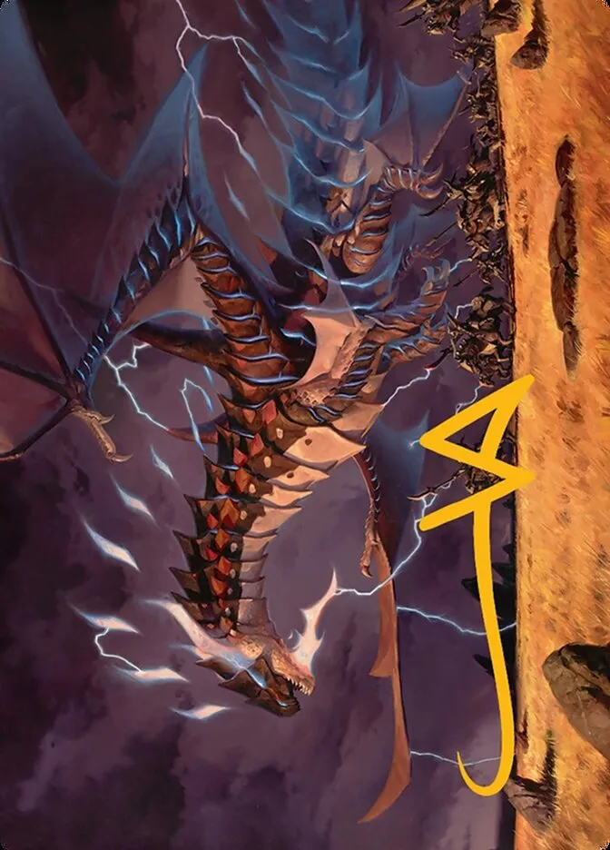 2025 Tarkir: Dragonstorm Art Series Neriv, Heart of the Storm // Neriv, Heart of the Storm #25 common card image