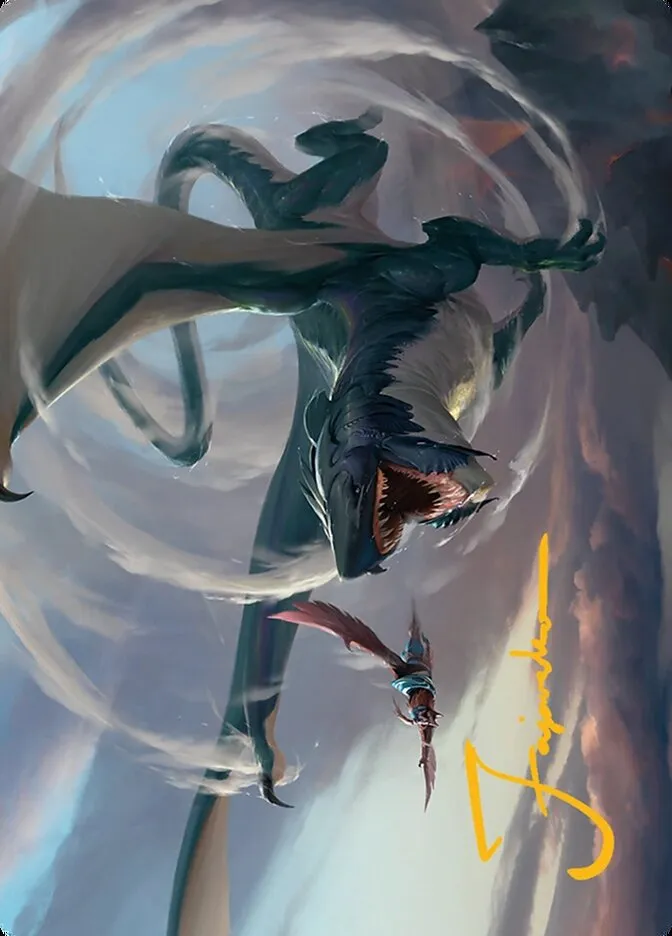 2025 Tarkir: Dragonstorm Art Series Whirlwing Stormbrood // Whirlwing Stormbrood #27 common card image