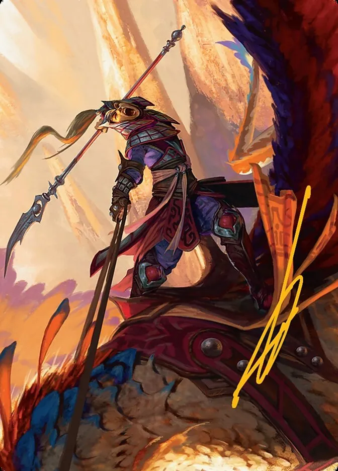 2025 Tarkir: Dragonstorm Art Series Dragonback Lancer // Dragonback Lancer #3 common card image