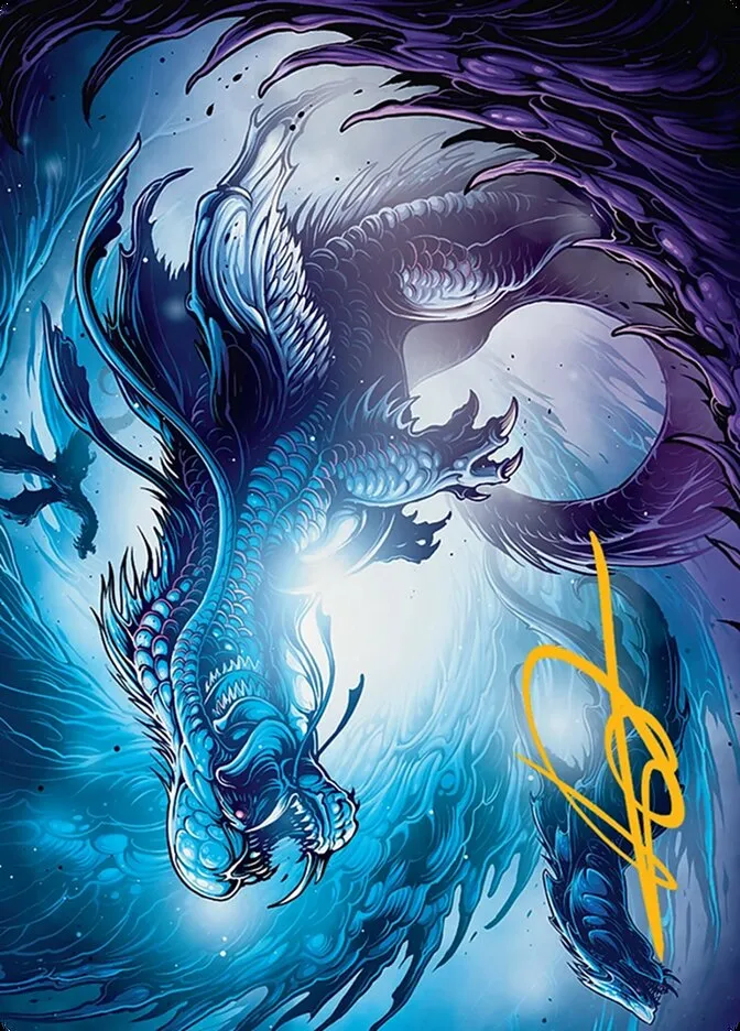 2025 Tarkir: Dragonstorm Art Series Roiling Dragonstorm // Roiling Dragonstorm #33 common card image