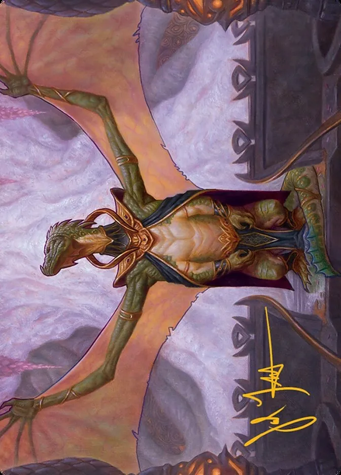 2025 Tarkir: Dragonstorm Art Series Kheru Goldkeeper // Kheru Goldkeeper #36 common card image