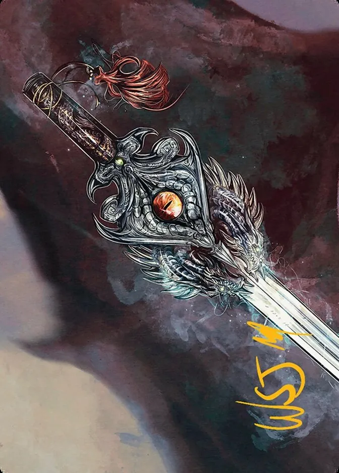 2025 Tarkir: Dragonstorm Art Series Dragonfire Blade // Dragonfire Blade #40 common card image
