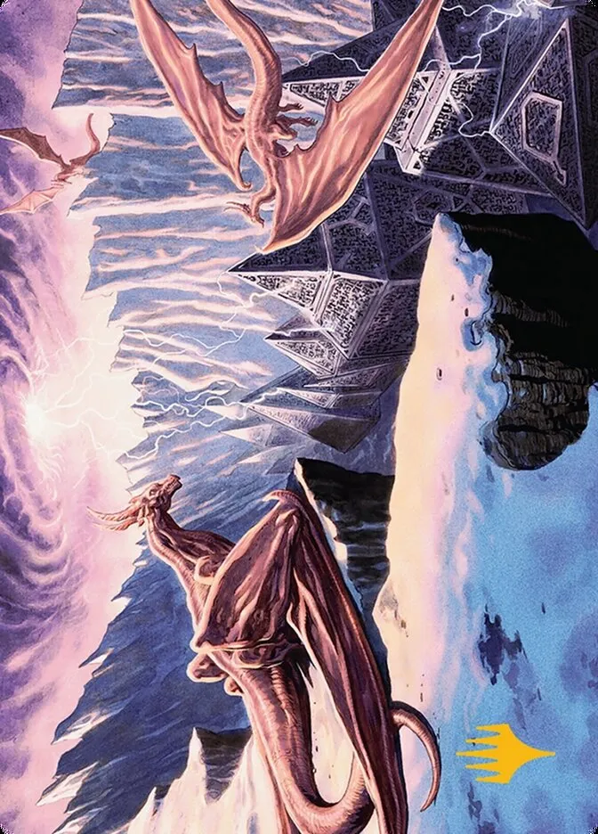 2025 Tarkir: Dragonstorm Art Series Maelstrom of the Spirit Dragon // Maelstrom of the Spirit Dragon #42 common card image