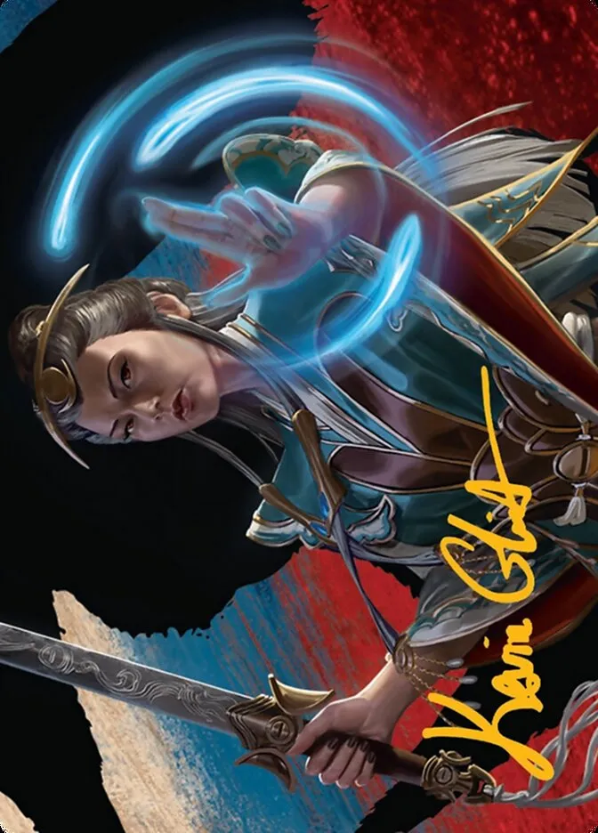 2025 Tarkir: Dragonstorm Art Series Narset, Jeskai Waymaster // Narset, Jeskai Waymaster #44 common card image