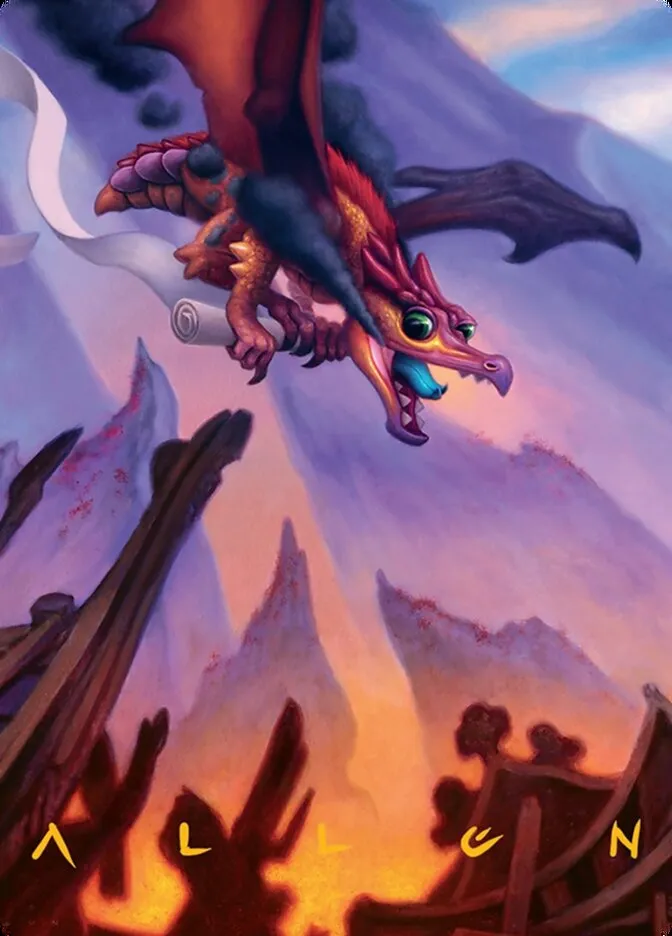 2025 Tarkir: Dragonstorm Art Series Scavenger Regent // Scavenger Regent #45 common card image