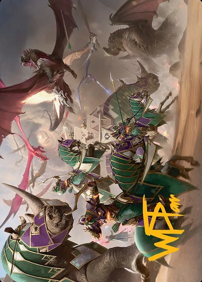 2025 Tarkir: Dragonstorm Art Series United Battlefront // United Battlefront #5 common card image