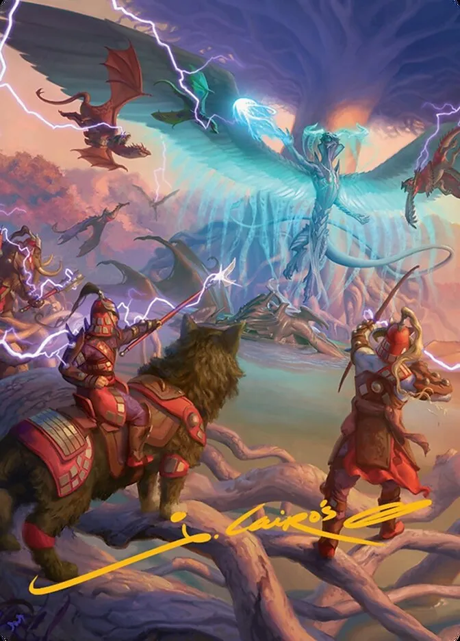 2025 Tarkir: Dragonstorm Art Series All-Out Assault // All-Out Assault #50 common card image