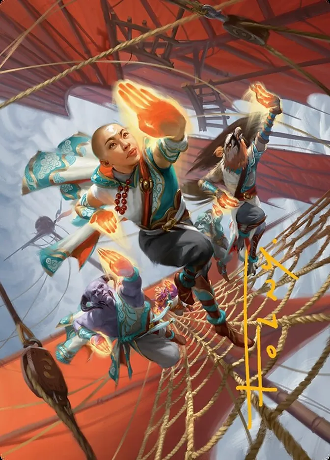 2025 Tarkir: Dragonstorm Art Series Aligned Heart // Aligned Heart #52 common card image