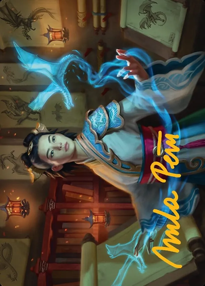 2025 Tarkir: Dragonstorm Art Series Dragonologist // Dragonologist #6 common card image