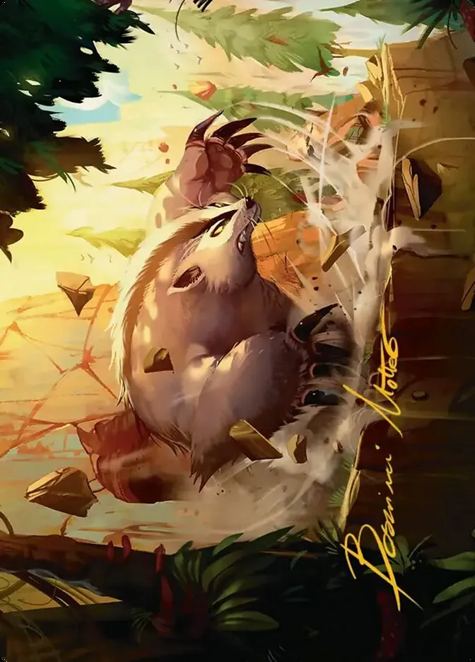 2025 Avatar: the Last Airbender Art Series Badgermole // Badgermole #12 common card image