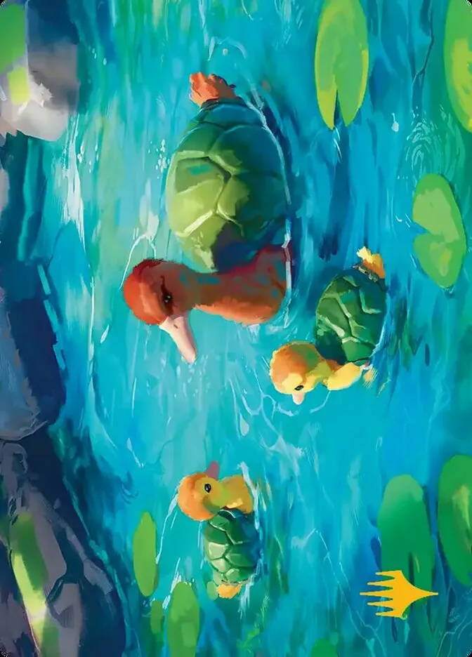 2025 Avatar: the Last Airbender Art Series Turtle-Duck // Turtle-Duck #18 common card image