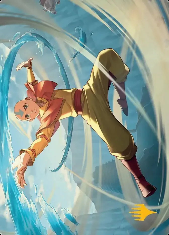 2025 Avatar: the Last Airbender Art Series Aang, Swift Savior // Aang, Swift Savior #20 common card image