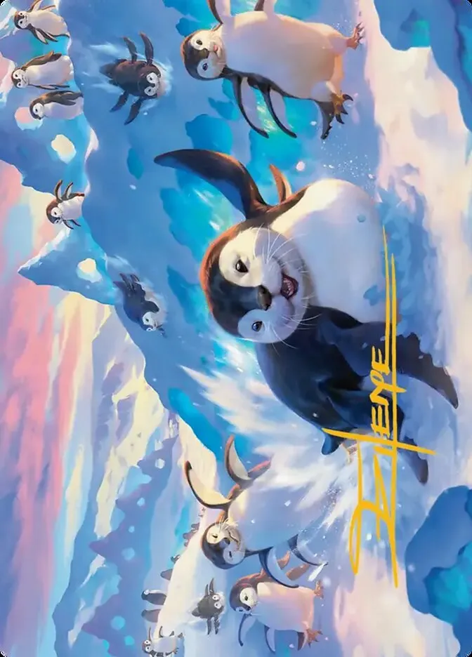 2025 Avatar: the Last Airbender Art Series Otter-Penguin // Otter-Penguin #4 common card image