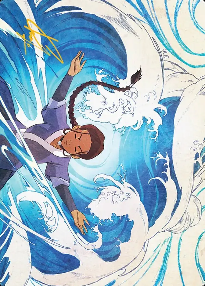 2025 Avatar: the Last Airbender Art Series Katara, Water Tribe's Hope // Katara, Water Tribe's Hope #48 common card image
