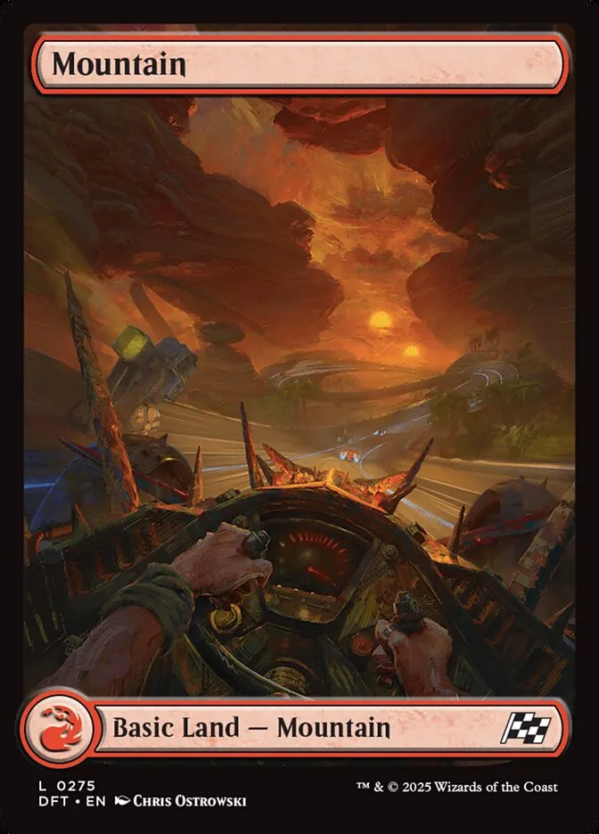 2025 Aetherdrift Mountain common #275 common card image